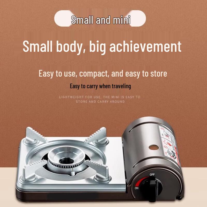 Beifu Mini Portable Gas Stove with 1.6L Kettle