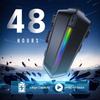 For Motorcycle Helmet Headphones Wireless Earphones Noise Cancel Headset HiFi Stereo Large Capacity IPX6 Waterproof With HD Mic