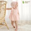 Bamboo Bebe Yoru Gauze Creamy One Piece Bodysuit Wildflower