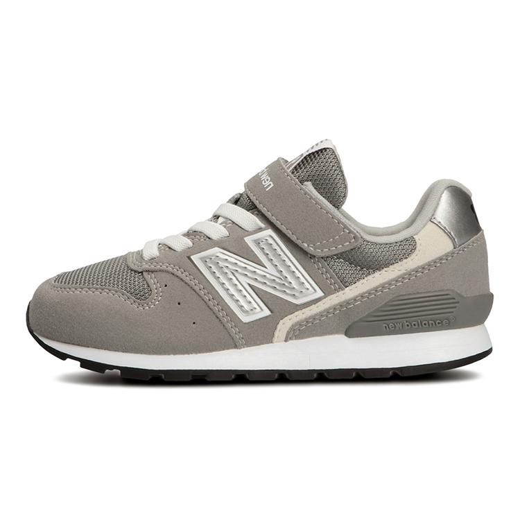 

New Balance V3 Slip Resistant Cushioning Abrasion Resistant Breathable Low Top Running Shoes Classic Gray Kids 35.5