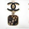 [Pre-owned] CHANEL Coco Mark Lace Earrings/j36-2