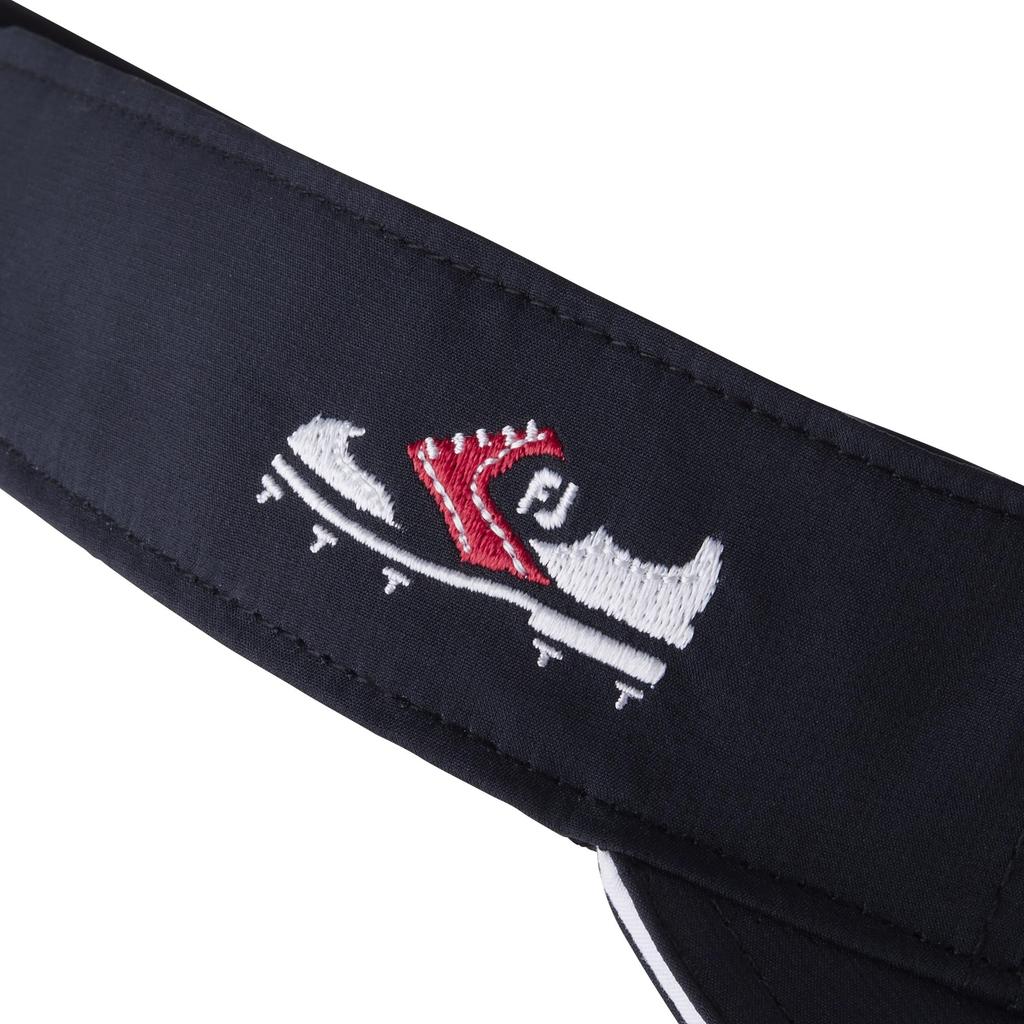 FootJoy Shoe Icon Basic Sun Visor, Black, Men's, Sizes 57cm-59cm, FH25VBSC, FH25VBSC-0
