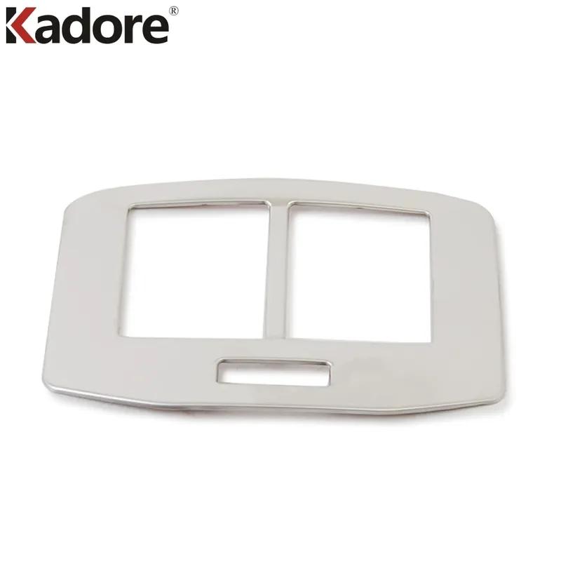 For Volkswagen VW T-Roc TROC 2017- 2024 Steel Car Armrest Box Rear Air Condition Vent Outlet Cover Trim Interior Accessories