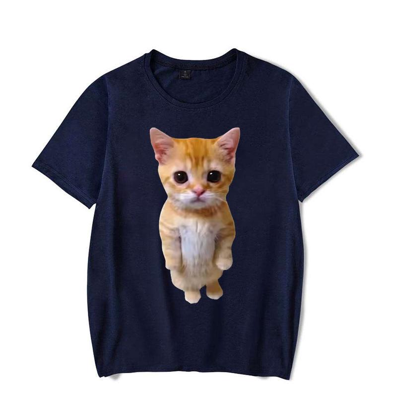 Funny Cat 3D Print Women Casual T-Shirt Women Men Summer Harajuku T Shirts Girl Boy Casual Fashion Clothes