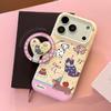 Cute pet bracket is suitable for iphone17promax mobile phone case Apple 16 film soft 13 magnetic attraction 17 creative and cute