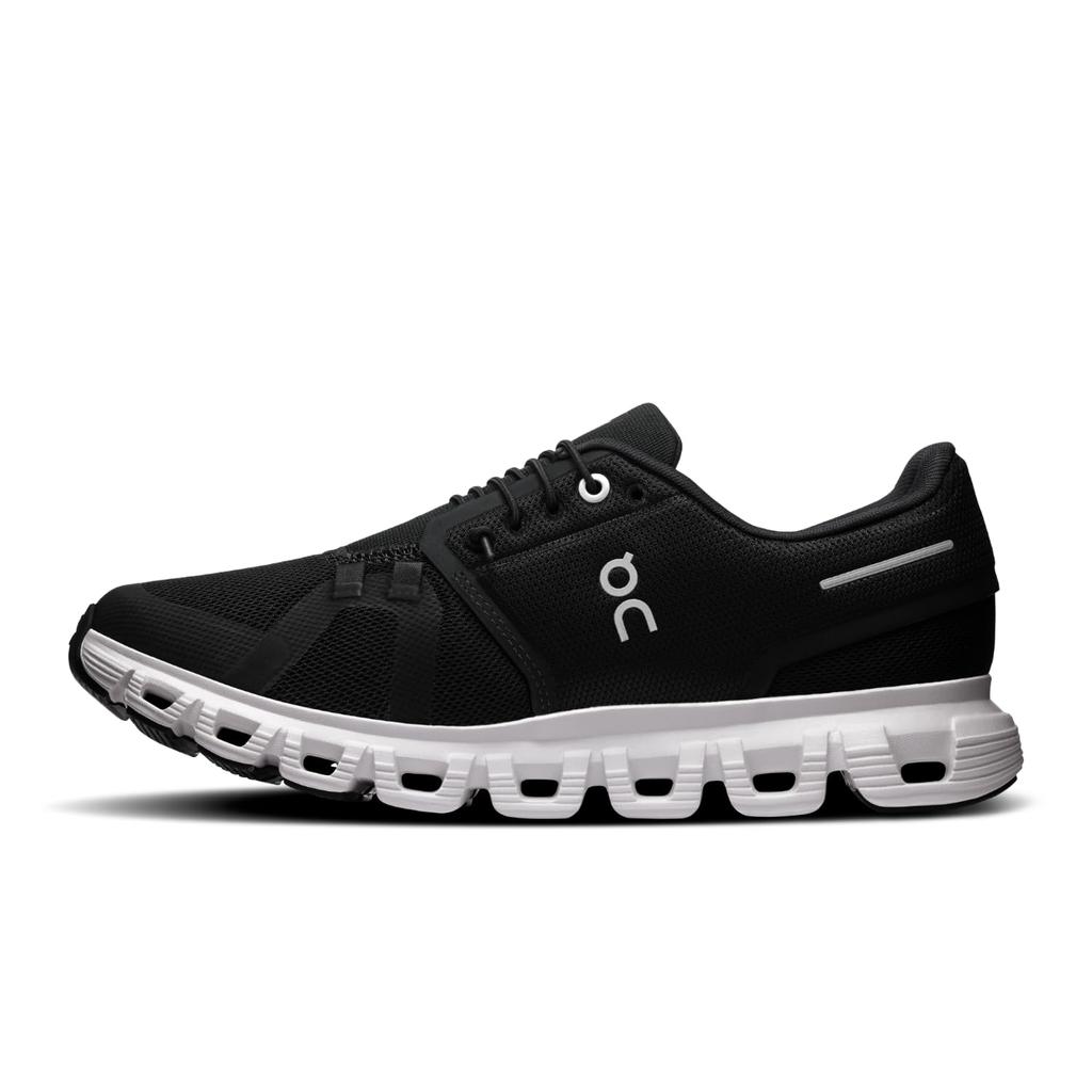 On Cloud 6 Size 23cm Women's Sneakers, Black/White,