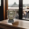 Border Collie - Dog Statue, Bust On Stone Base, Sculpture, Trophy for Dog Show by Art-Dog Brand