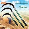 Long-Handle All-Steel Weeding Scythe