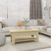 VidaXL Coffee Table Sonoma Oak 102x55x42 Cm Chipboard