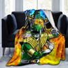 1pc, Power Rangers Dino Charge Green Ranger Home Decor Blanket, Perfect for Couch, Bed, Travel, Camping, Car, Beach, Office Nap, Soft Throw Gift for F