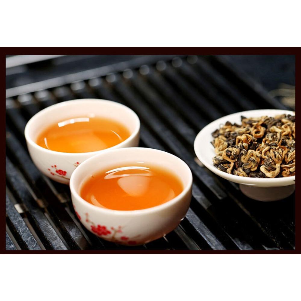 Yunnan Black Tea Golden Snail Buds Dian Hong Loose Leaf Premium Chinese Tea