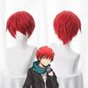 Anime Assassination Classroom Karma Akabane / Akashi Seijuro / Sasori Short Flame Red Cosplay Wig Costume High Temperature Fiber