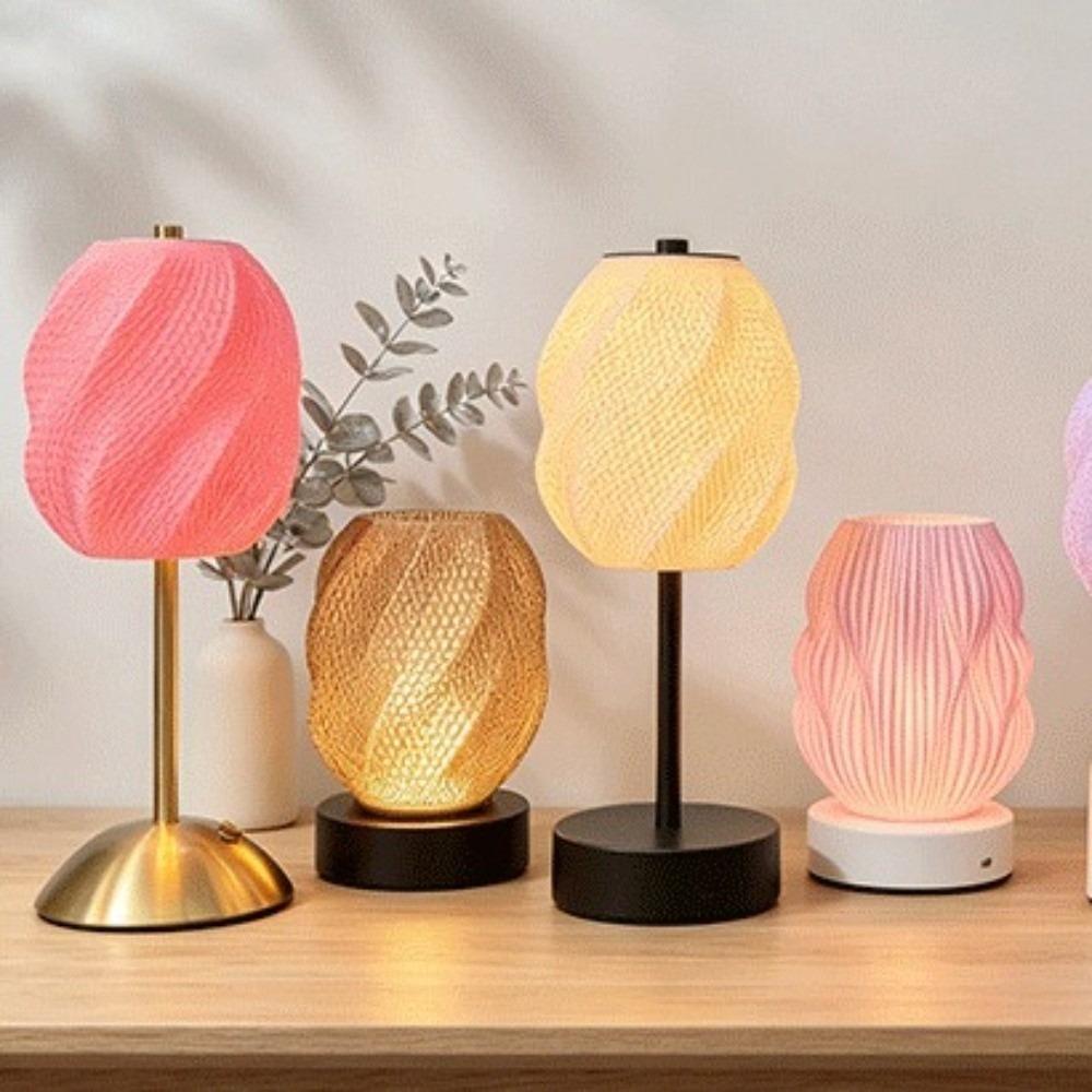 Decorative 3D Printed Lampshade Exquisite LED Night Light Lampshade Desk Lamp Lampshade Floor Lamp