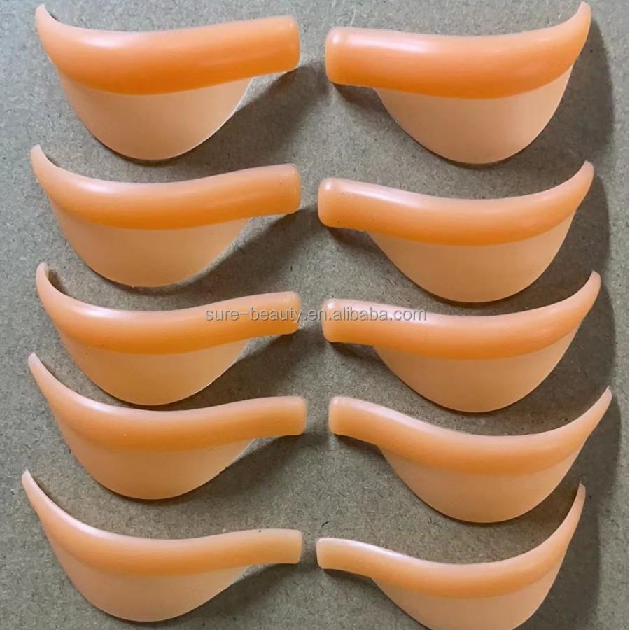 Private Label Lash Lifting Shield Pads 5 Pair Lash Lift Tools Soft Silicone Pads for Eyelash Curler