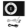 Portable Digital Music Media Player MiniMP3 BackClip Player with Earphone and USB Cable(Noir )