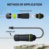 Factory Stock Starlink Gen3 V3 to RJ45 Port Adapter IP68 Waterproof Starlink Cable V3 Extension Cords with Paper Box Packing