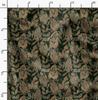 Soimoi Floral Print, Silk Fabric, Decor Sewing Fabric by The Yard 42 Inch Wide,  Decorative Fabric for Shirts Suits Ties, Black &