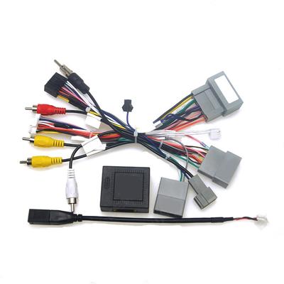 16Pin Car Android Stereo Wiring Harness w/Canbus For Honda Fit Vezel Jade XR-V