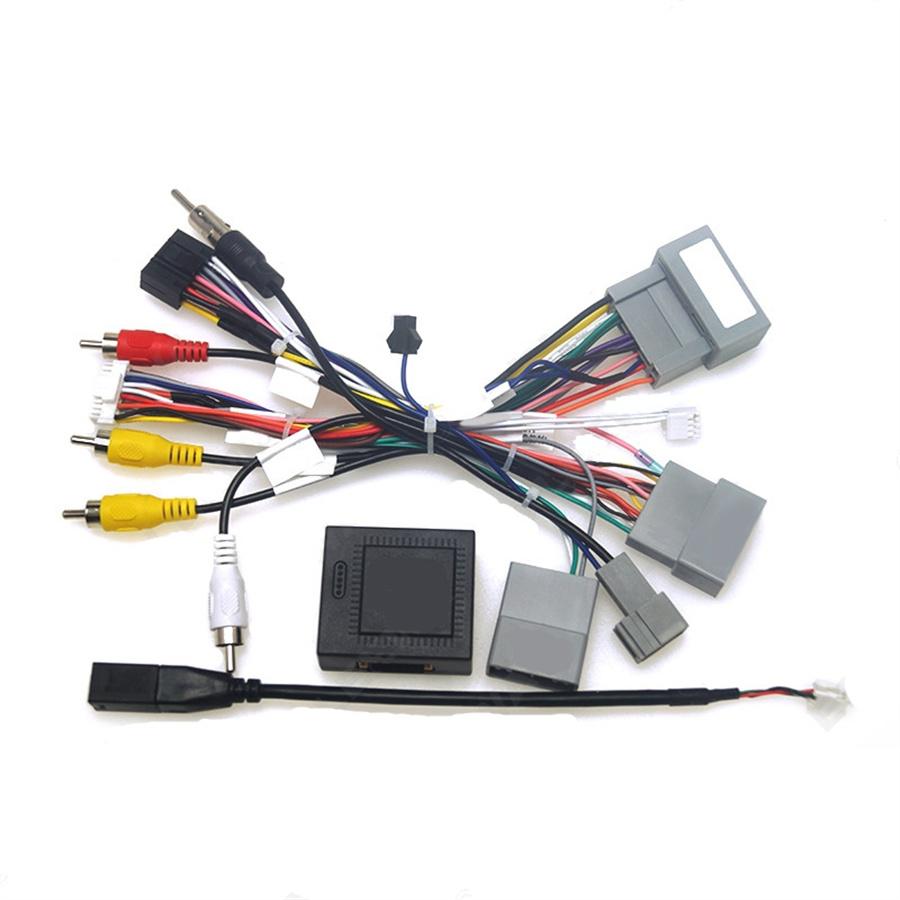 16Pin Car Android Stereo Wiring Harness w/Canbus For Honda Fit Vezel Jade XR-V