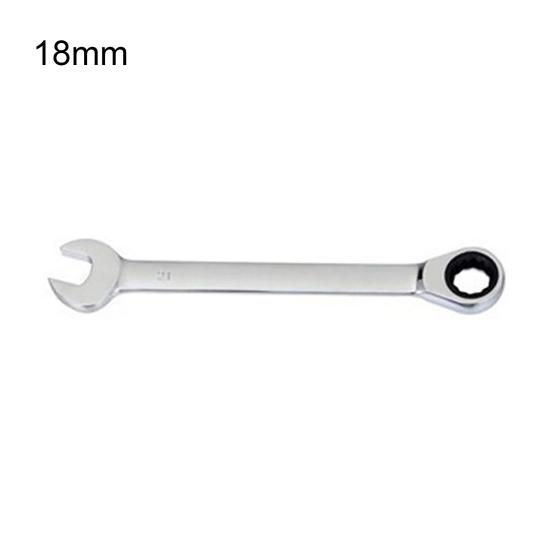 8mm-19mm Reversible Ratchet Wrench Durable Ratcheting Spanner Nut Hand Tool