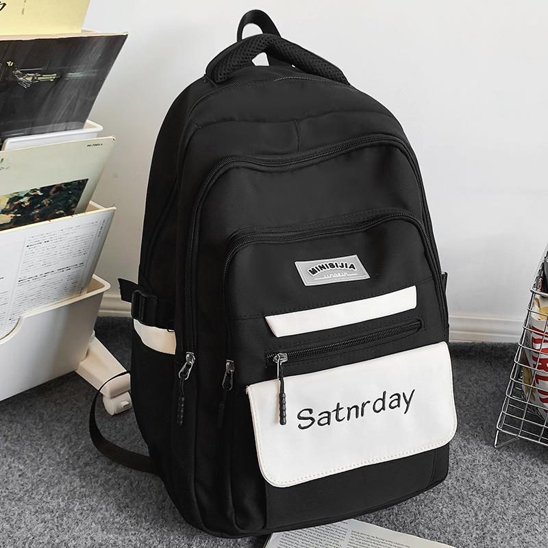 Schultaschen Kinder Grundschule Mädchen Junior High School College-Studenten Gymnasiasten Splicing Jungen Rucksäcke