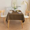 Dustproof Table Cover Waterproof Table Decor Cloth Cotton Linen Tablecloth  Kitchen