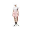J.LINDEBERG Solid Color Loose Mid Waist Short Casual Skirt Women Skirts Pink GWSD09294-S022