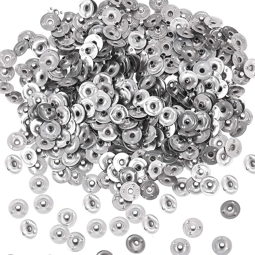 500 Stück Kerzendochte Dochthalter Eisenständer Kerzenherstellung Zubehör Kerze DIY Bastelset Zubehör