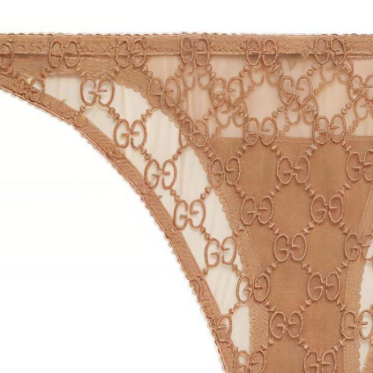 Slip con fiocco GG-jacquard Stagione Precedente 732669-XUAB7-6851