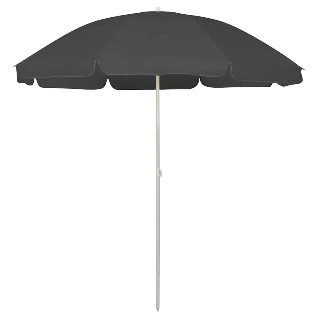 Beach Umbrella Anthracite 240 Cm