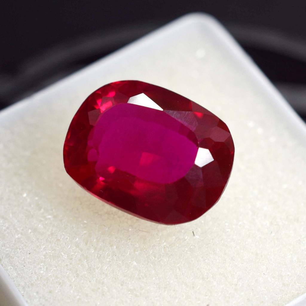 Pink Ruby Square Cushion Cut 11.65 Ct NATURAL Loose Gemstone CERTIFIED