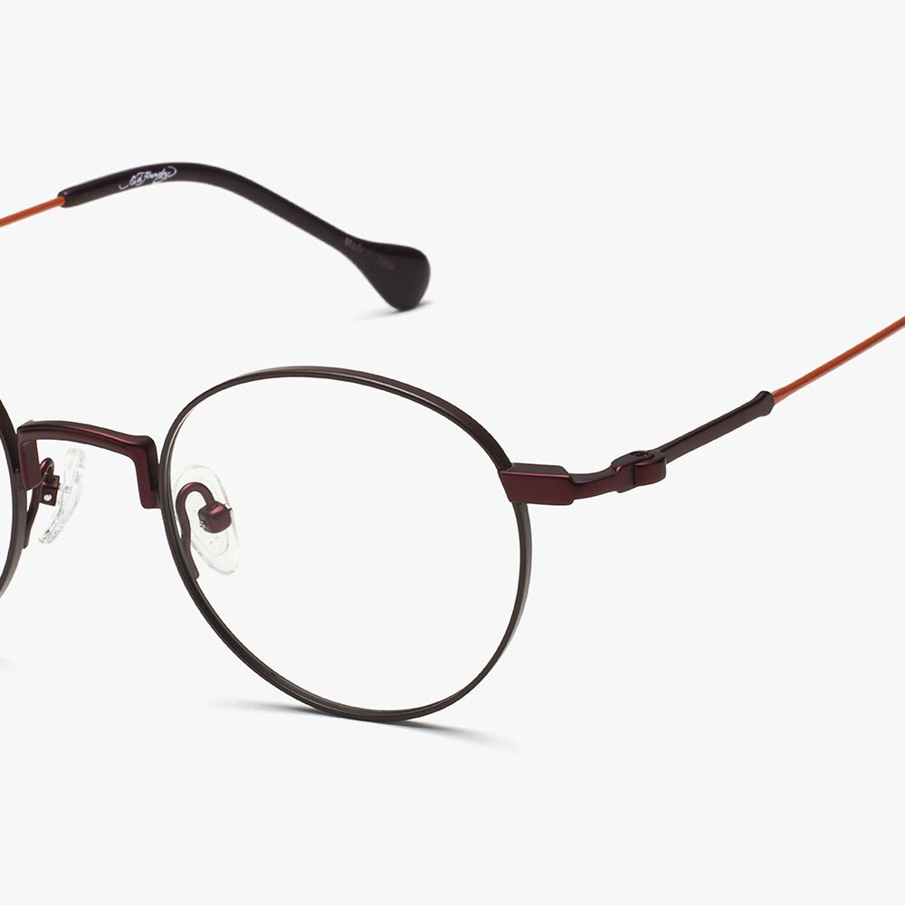 Edeuhadiaiweeo Eyeglass Frames (Ed7042 Dk.Red 48)