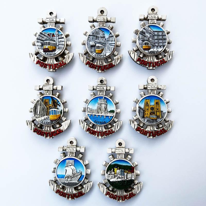 Portugal Tourism Souvenirs Fridge Magets Lisbon Madeira Islands Travelling Fridge Stickers Home Decor Wedding Gifts