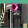 Modern Minimalist Aluminum Wall Mount Hair Dryer Holder With Antitheft Design For Hotels And Bathrooms