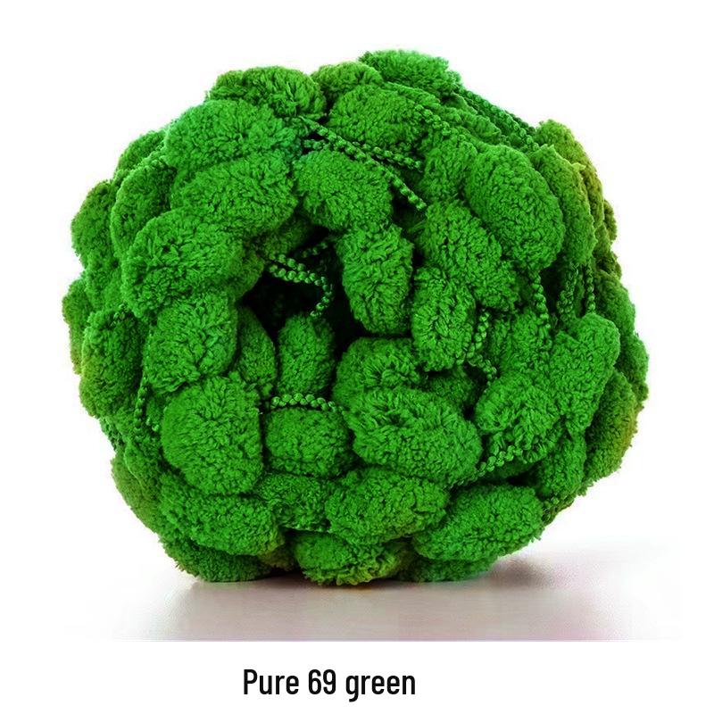 Dickes Woll-Perlgarn für handgestrickte Sofa- und Autositzkissen