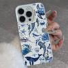 Marine Animals Sea Elements IMD Case for iPhone 17 16 15 14 13 12 11 Pro Max Air Plus Shockproof Plating Matte TPU Funda