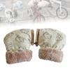 1pair Thickened Warmth Gloves Protective Hand Gear Motorcycle Ride Gym Gloves for Daily Winter Wear