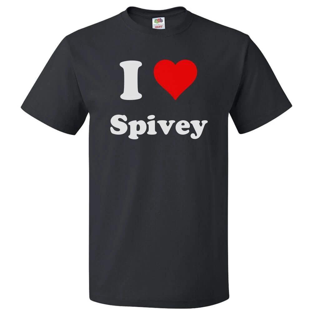I Heart Spivey T-shirt - I Love Spivey Tee M