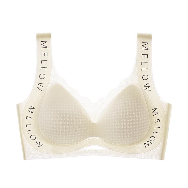 Summer Casual Breathable, Seamless, Comfortable and Refreshing Gathering Anti-gravity Steel Ring Anti-sagging Vest Bra