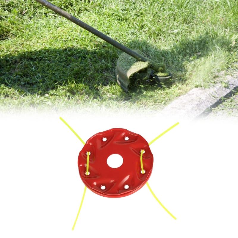 Heavy Gauge 8 Hole Trimmer Head Clearing Tool for Brush Cutters Designed For Extended Use In Challenging Landscapes