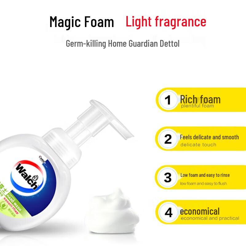 Walch Lime Scent Antibacterial Foaming Hand Wash 4-Pack