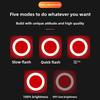 Heart ShapeLED Bike Light USB Rechargeable Bicycle Rear Light Waterproof MTB Tail light 5 Mode Cycling Night Safety Warning Lamp