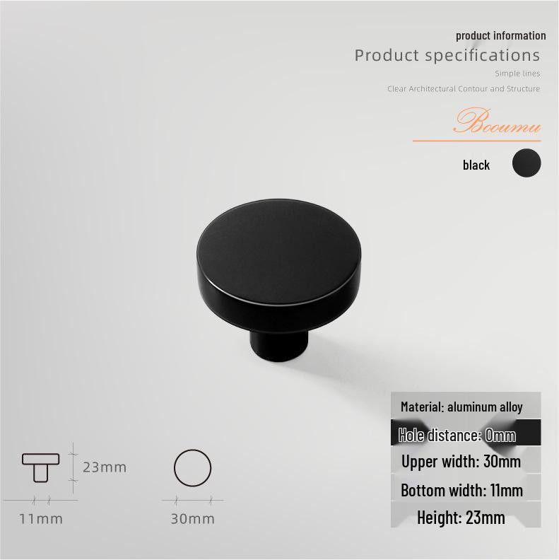 Simple Light Luxury Round-Colored Handle for Children s Shoe Cabinet, Wine Cabinet, Wardrobe, and Doors