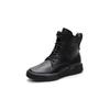 2025 new Martin boots women's large size flat-bottomed versatile cowhide women's shoes short boots women's British retro thick-soled cotton