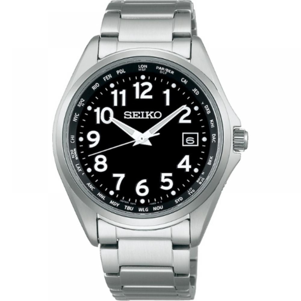 

SEIKO SBTM329 [Коррекция солнечного радио] Seiko Selection SEIKO SELECTION Арабские цифры с функцией мирового времени [Подлинный]