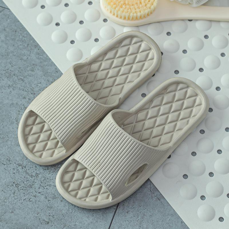 Personalized Rhombus EVA Cool Slippers Summer Indoor Home Mop Non-slip Couple Men's Square Rhombus Slippers