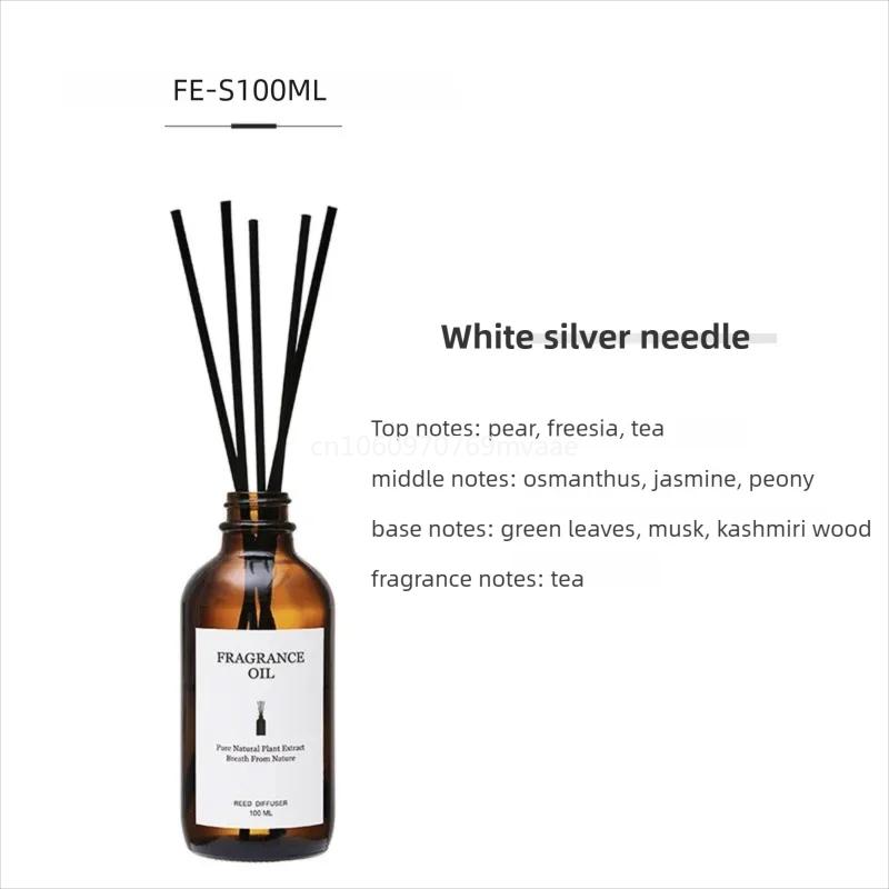 100ml Fireless Aromatherapy Essential Oil Rattan Aroma Bedroom Toilet Deodorant Household Decoration Gift Diffuser Air Freshener