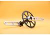 EVOSID Lightweight CNC Road Bike Crankset: 3-Bolt, 40-50T for Gravel & Folding Bikes