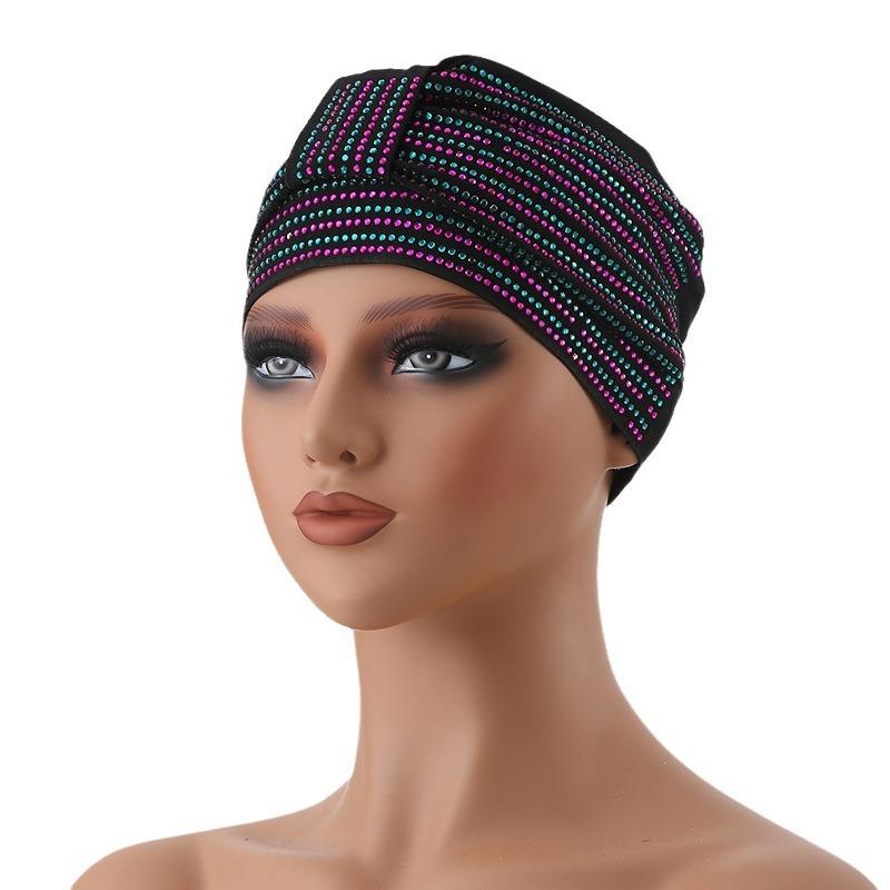 Meier New Arrival Turban Hat, Hot-selling Hot Diamond Turban Hat, Popular Pullover Hat, Indian Hat