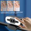 Full HD 1080P 2K 4K Webcam PC Laptop Autofokus Webcam Live-Streaming Flexibel mit Mikrofon Live-Übertragung und Licht